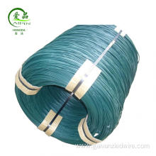 Green PVC Coated Electro Galvanized Wire